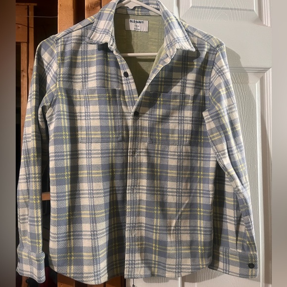 Old Navy Other - Old Navy Blue and Yellow Plaid Shirt